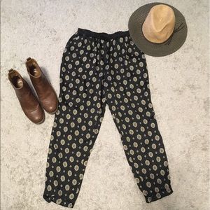 Boho chic satin lounge pants 🦋🌸🕸